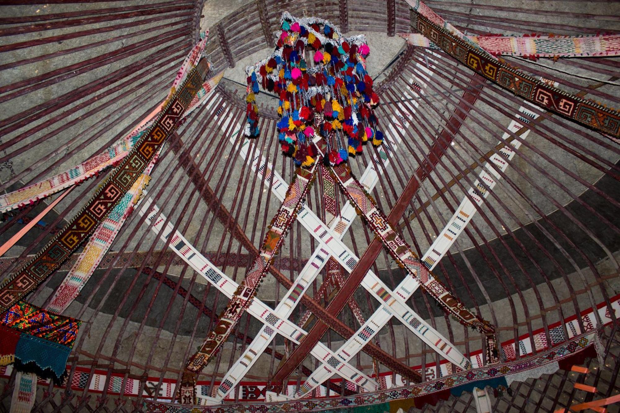 Authentic Uzbek Yurt Camp Eco-Friendly Hotel Nurota Kültér fotó