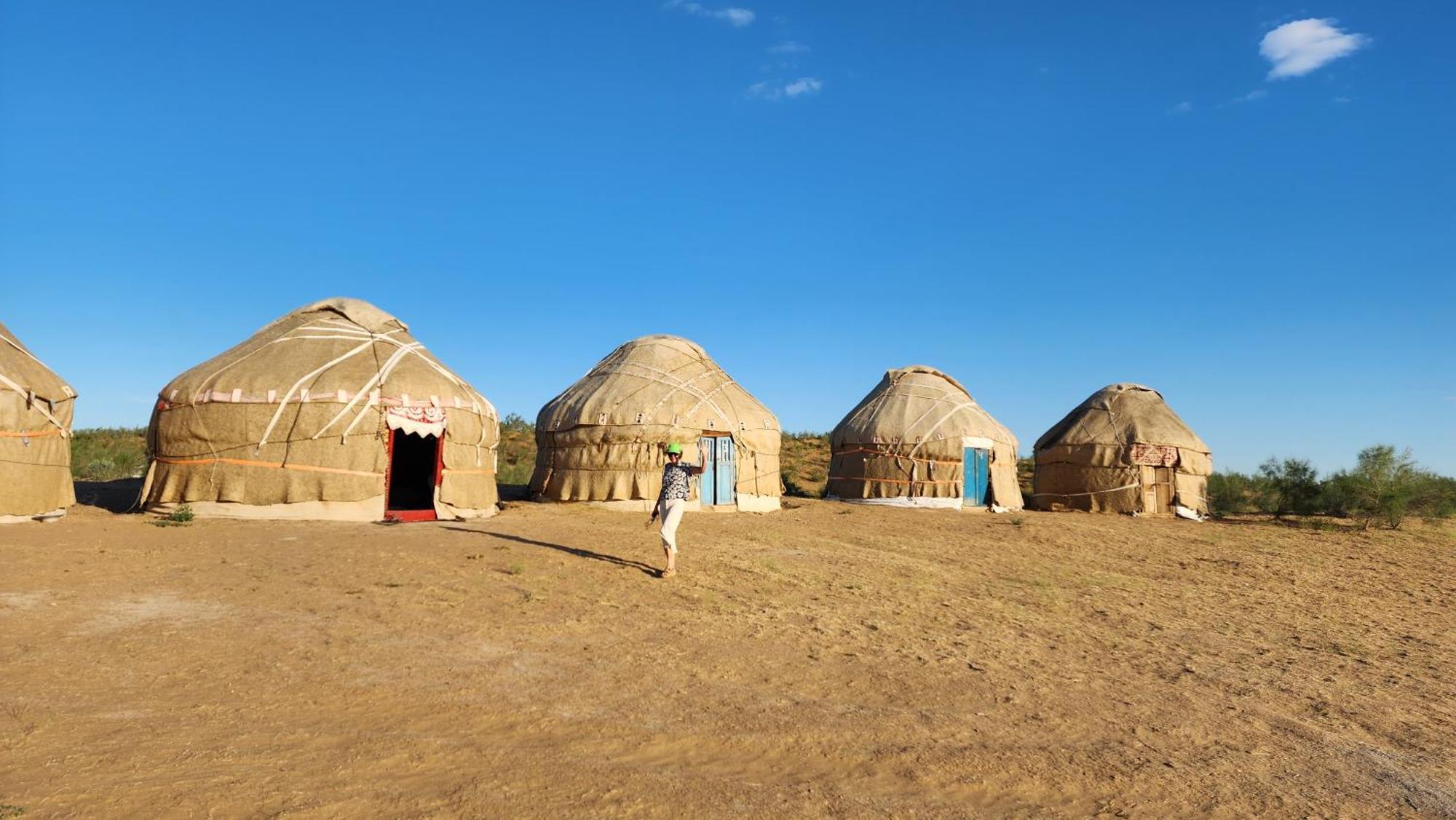 Authentic Uzbek Yurt Camp Eco-Friendly Hotel Nurota Kültér fotó