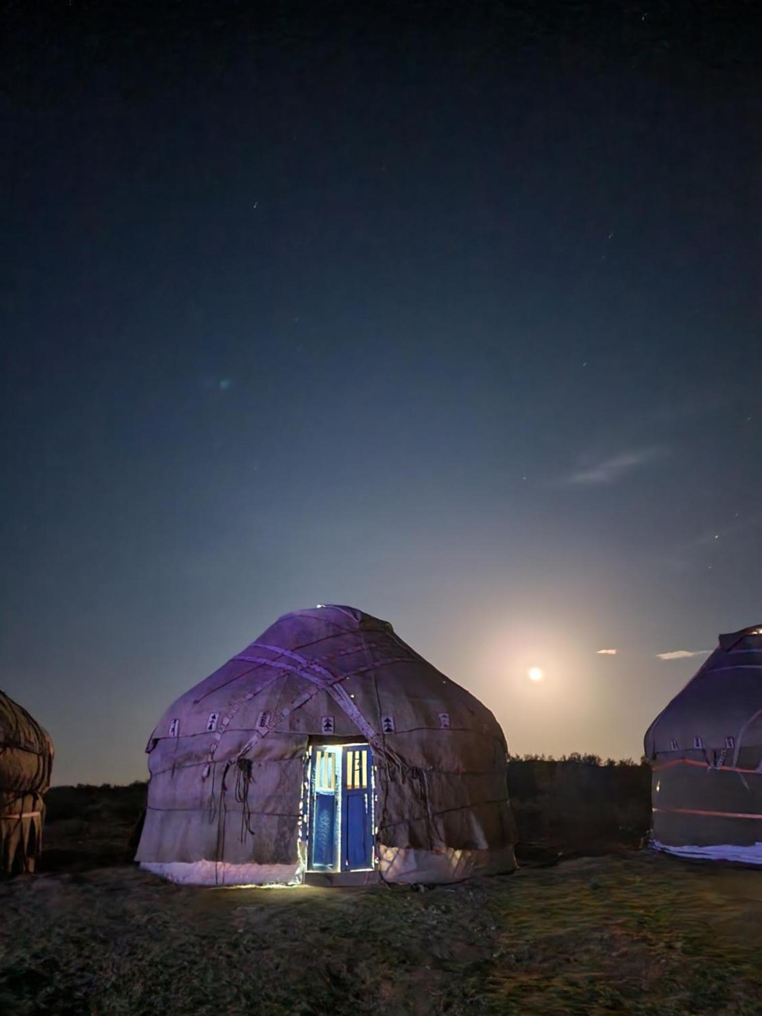 Authentic Uzbek Yurt Camp Eco-Friendly Hotel Nurota Kültér fotó
