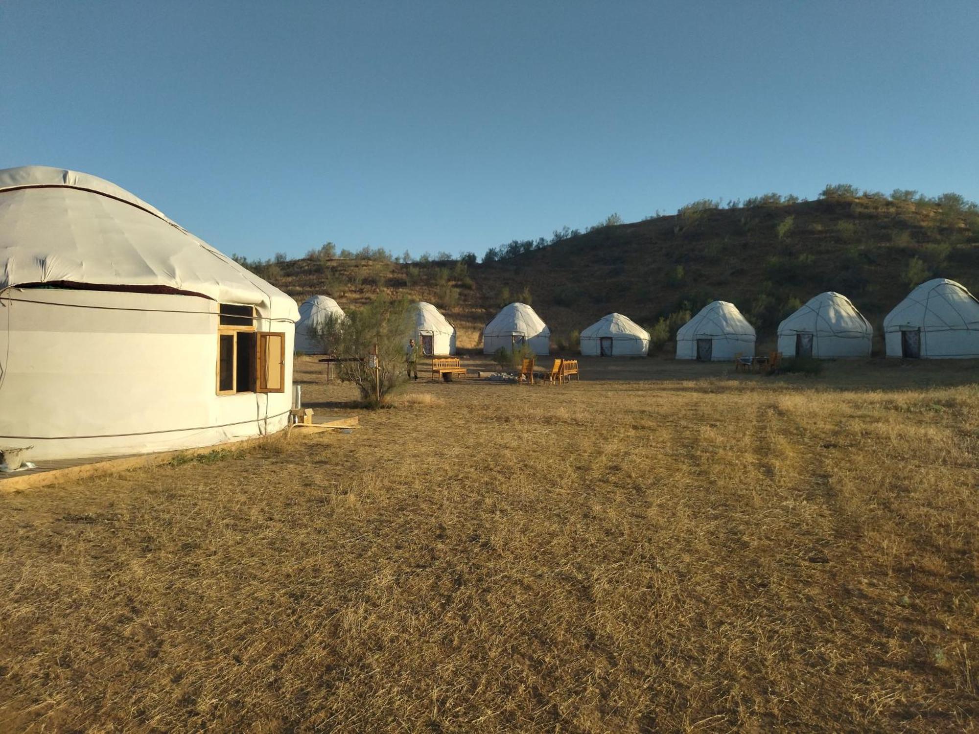 Authentic Uzbek Yurt Camp Eco-Friendly Hotel Nurota Kültér fotó