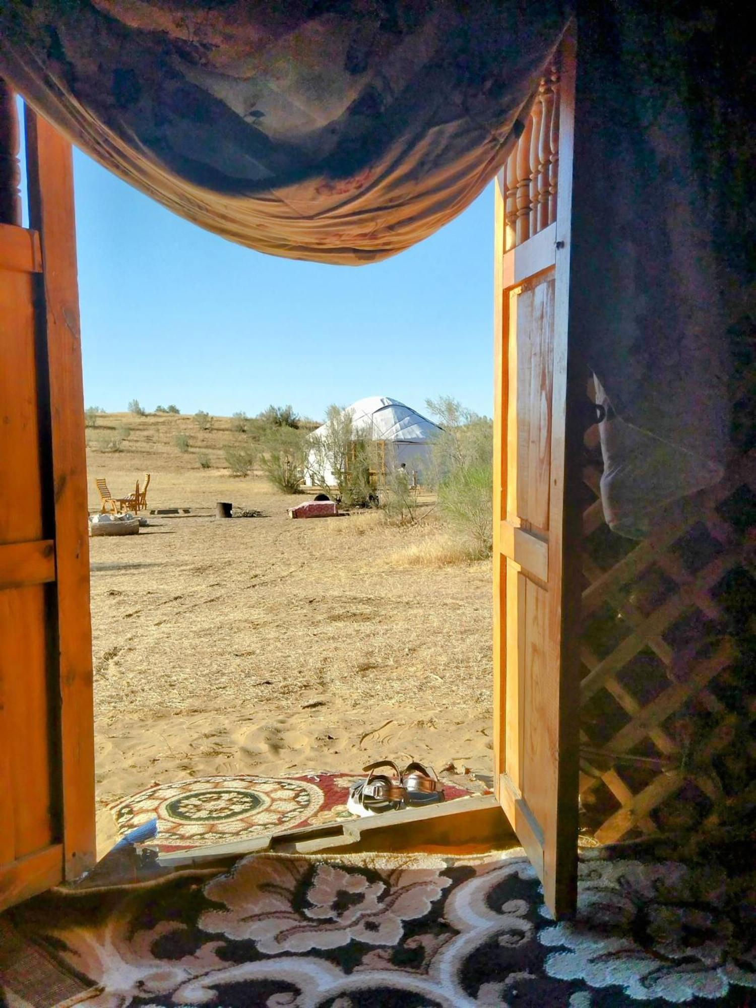 Authentic Uzbek Yurt Camp Eco-Friendly Hotel Nurota Kültér fotó